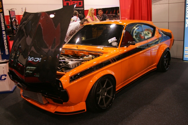 Orange 1974 Mazda RX4